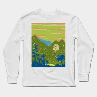 Xuan Son National Park in Phu Tho Province Vietnam WPA Art Deco Poster Long Sleeve T-Shirt